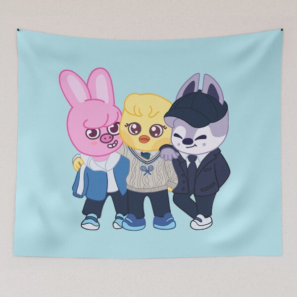Item preview, STRAY KIDS (SKZOO) Nacific Dwaekki, Bbokari and Wolfchan  designed and sold by LilMissRandom17.