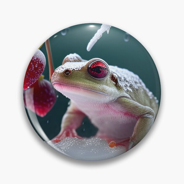 Item preview, Frog and berry in the snow designed and sold by ANVivid.