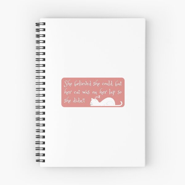 Item preview, She Believed She Could, But Her Cat designed and sold by Hannah Person.