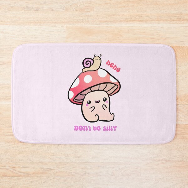 Item preview, Don't be silly Cute little mushroom with a snail friend  designed and sold by Yarafantasyart.