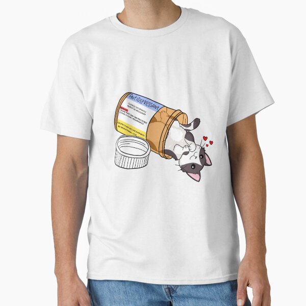 Item preview, Tuxedo cow kitty antidepressant love medicine designed and sold by sivelobanova.