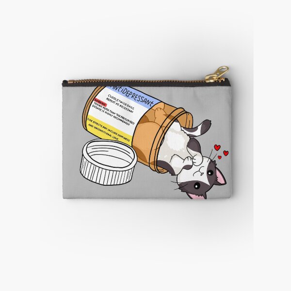 Item preview, Tuxedo cow kitty antidepressant love medicine designed and sold by Sadhbh rua.