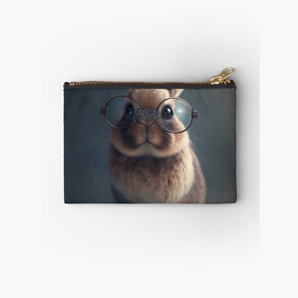Item preview, Pretty Cute Rabbit With Glasses designed and sold by WixWorks.