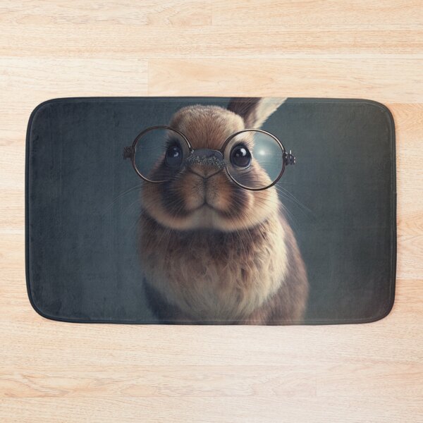 Item preview, Pretty Cute Rabbit With Glasses designed and sold by WixWorks.