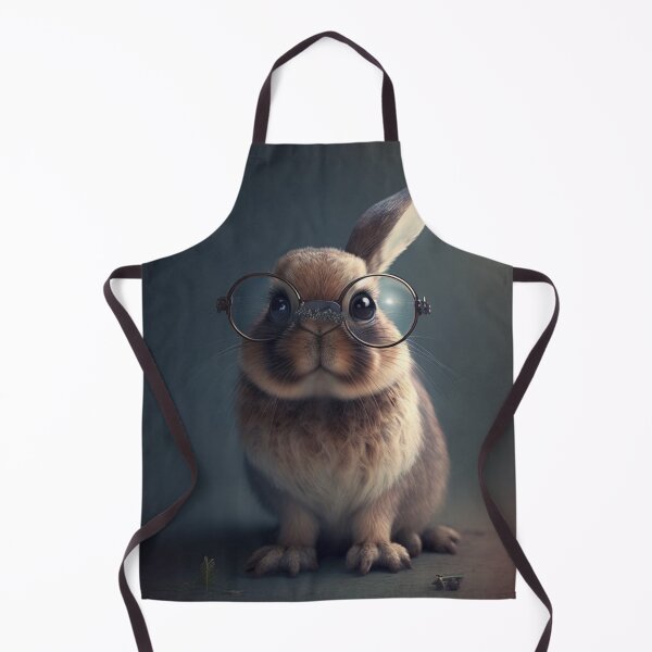 Item preview, Pretty Cute Rabbit With Glasses designed and sold by WixWorks.