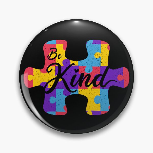 Item preview, Be Kind Autism Awareness Colorful Puzzle Piece designed and sold by Wishinglob.