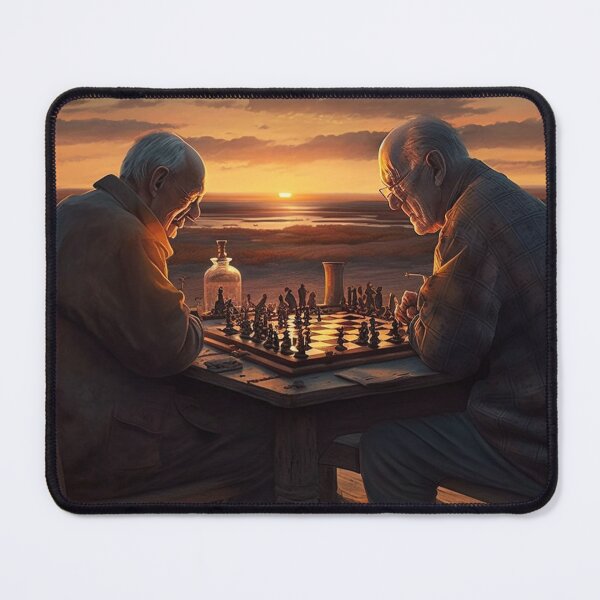 Item preview, Chess Game In Front Of A Sunset designed and sold by WixWorks.