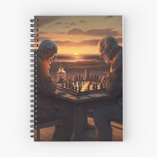Item preview, Chess Game In Front Of A Sunset designed and sold by WixWorks.