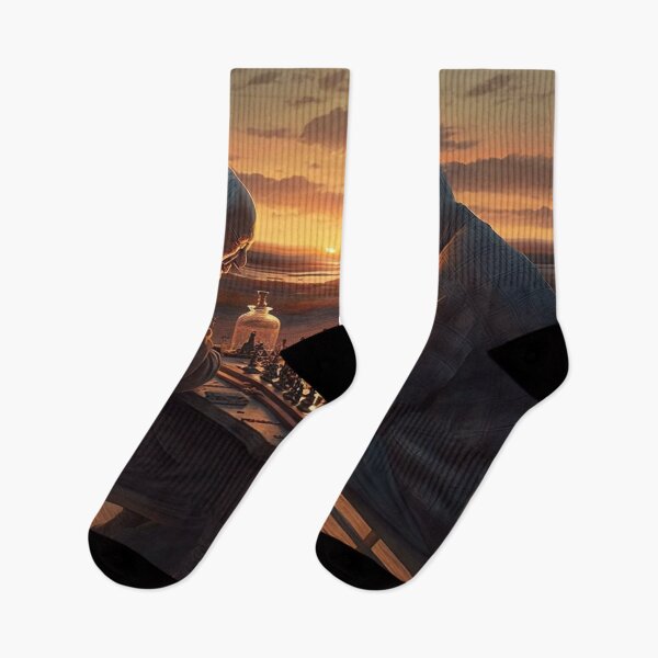 Item preview, Chess Game In Front Of A Sunset designed and sold by WixWorks.