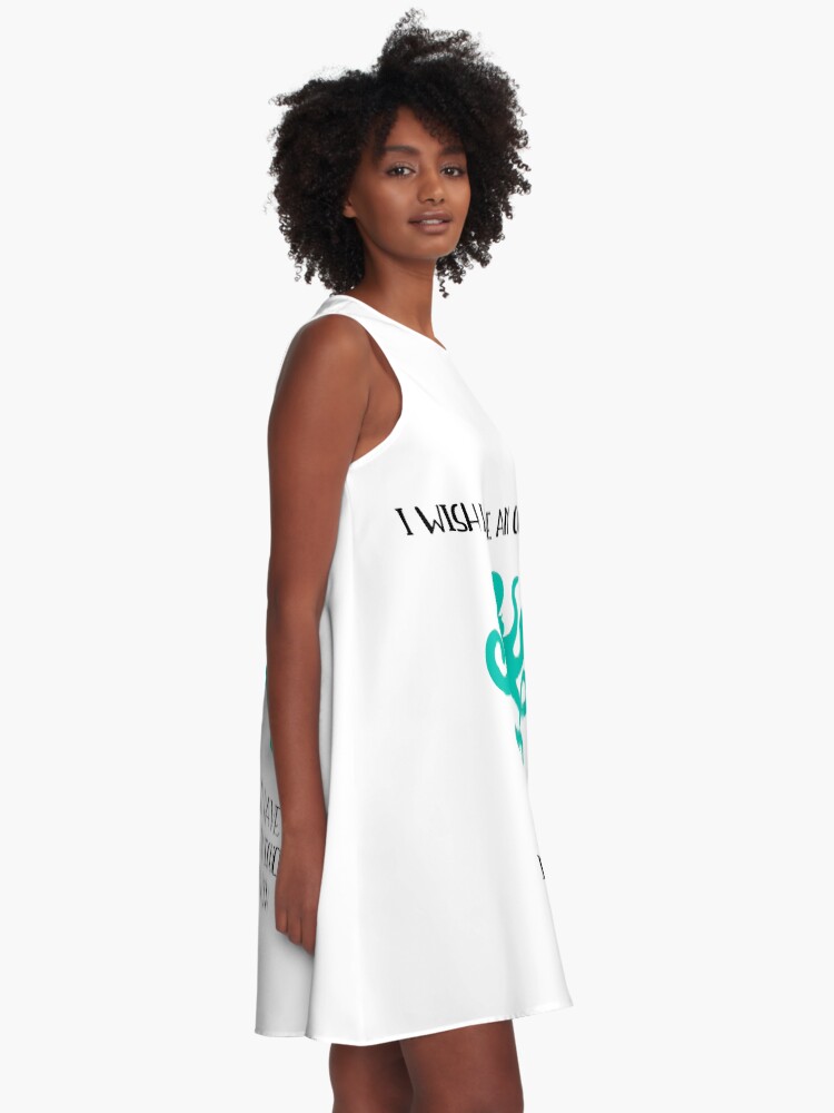 Alternate view of I wish I were an octopus A-Line Dress