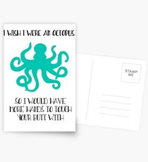 Ich wünschte ich wäre ein Oktopus Postkarten