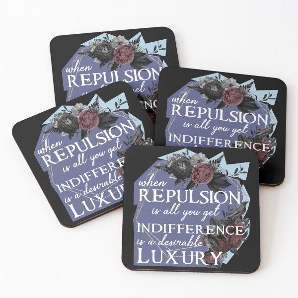 Item preview, when repulsion is all you get indifference is a desirable luxury, gothic, emo designed and sold by themoniae.
