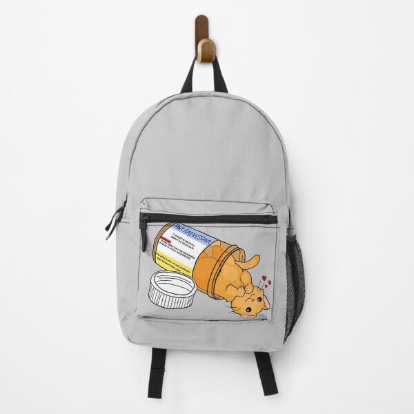 Item preview, Orange kitty antidepressant love medicine designed and sold by Claudia McQuilkin.