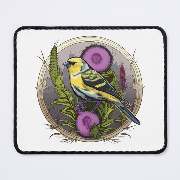 Item preview, American Goldfinch, Midnight Thistle designed and sold by Vector-nook.