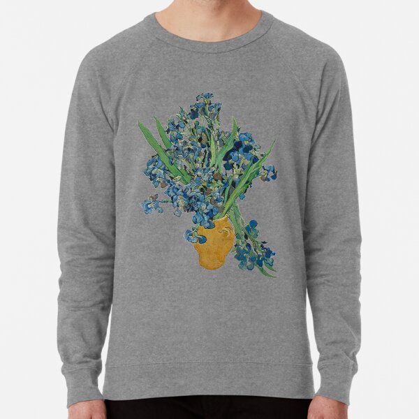 Van Gogh Iris Grunge Sudadera ligera