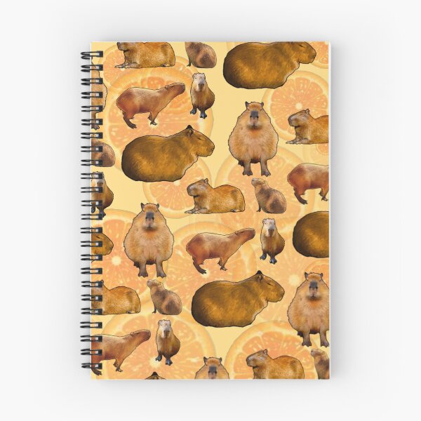 Item preview, Capybara & Oranges (midsize) designed and sold by gildedfinches.