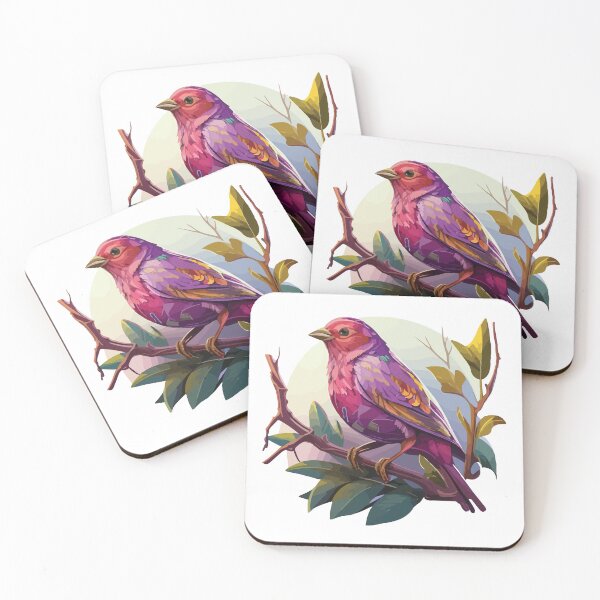 Item preview, Purple Finch at Dawn on a Branch designed and sold by Vector-nook.