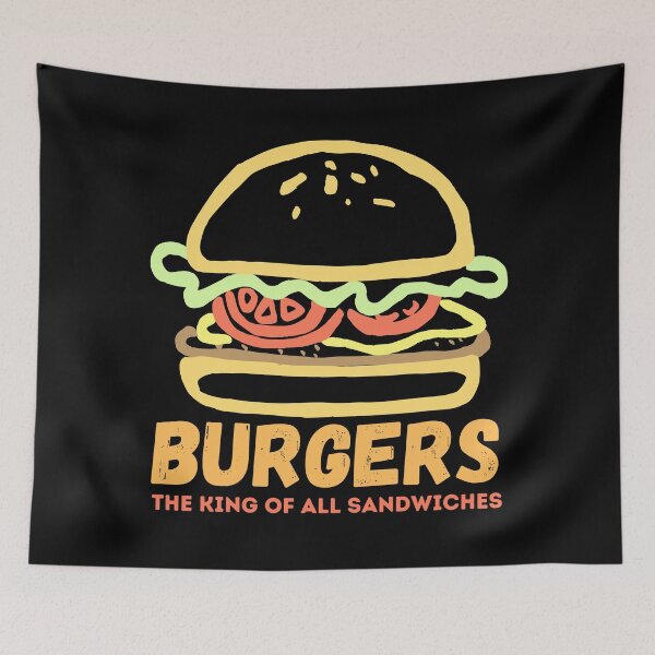 Item preview, Burgers - The king of all sandwiches - Burger Battle Royale designed and sold by WBP Mart.