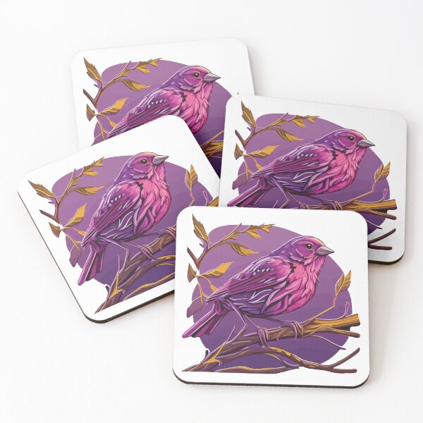 Item preview, Purple Skies with a Purple Finch designed and sold by Vector-nook.