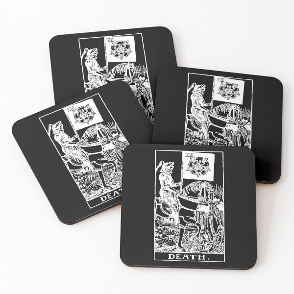 Item preview, Death Tarot in white designed and sold by winterwinter.