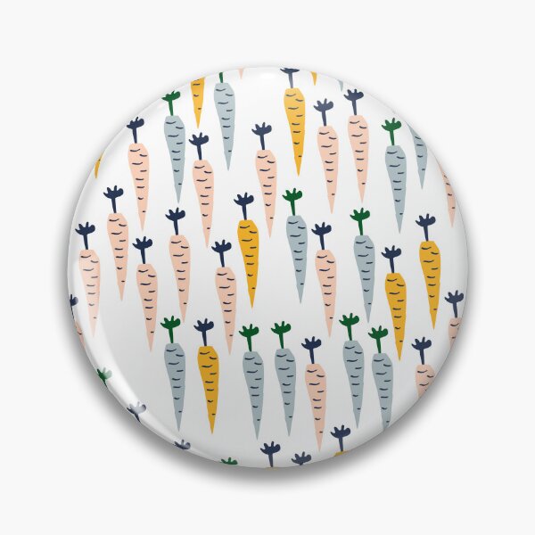 Aperçu de l'œuvre Joli motif carotte en bleu, rose et orange créée et vendue par kapotka.