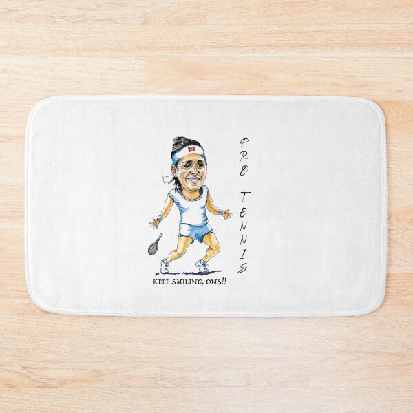 Item preview, Ons Jabeur tennis player caricature designed and sold by dizzycatbiz.