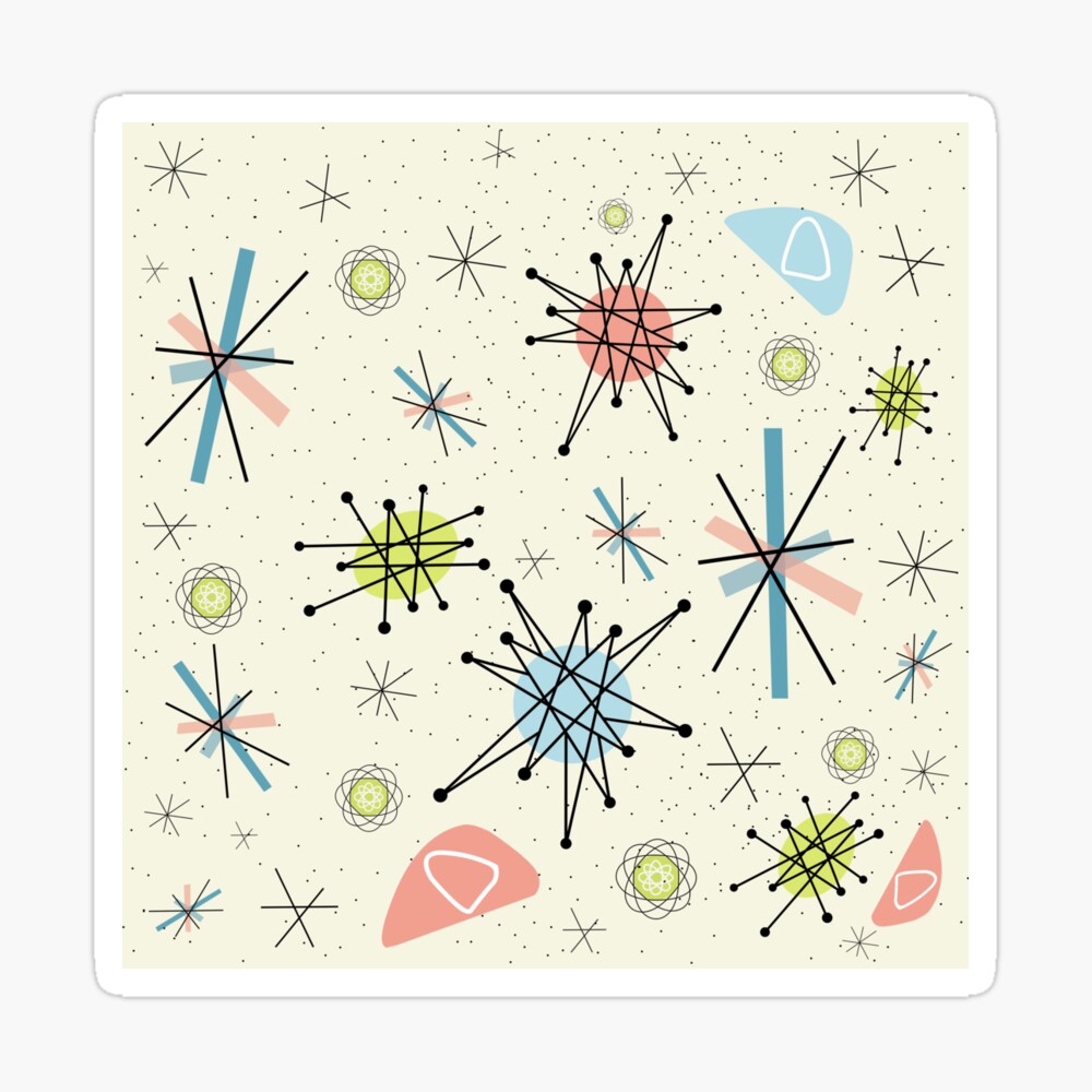 1950s Atomic Pattern