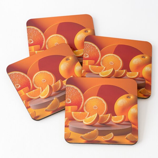 Item preview, Oranges on top oranges background tone fruit Pro photography designed and sold by jetaiart.