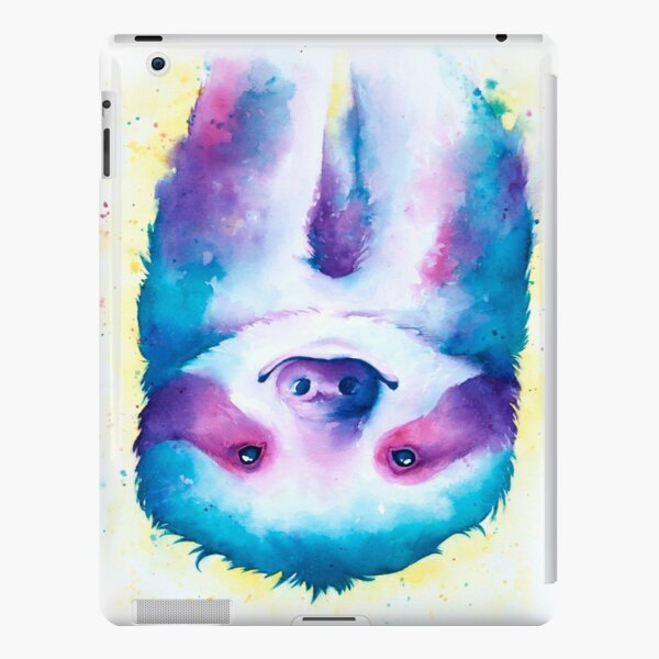 Colorfur Sloth - Watercolor iPad Snap Case