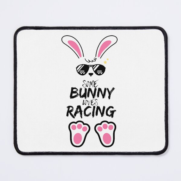 Item preview, Some Bunny Loves Racing Funny Cute Cool Easter Bunny Sunglasses Racer Checker Flag Race Track Coolest Bunny Motorsports designed and sold by CarantinedChaos.