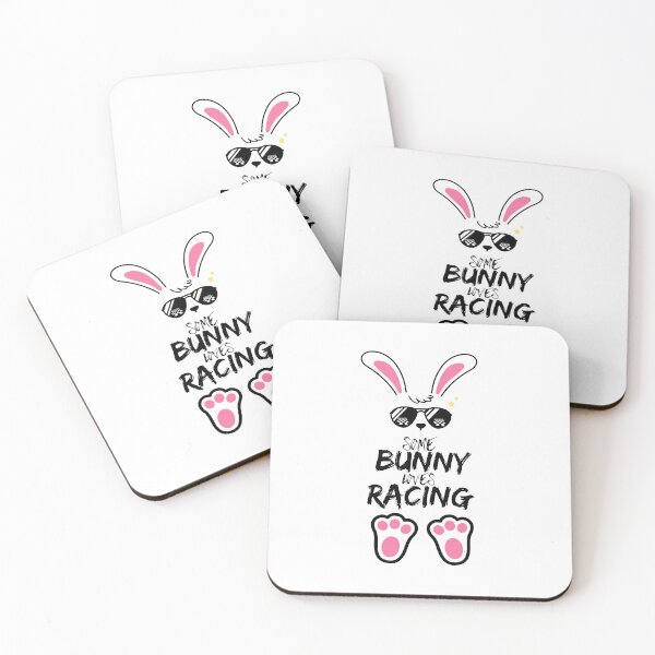 Item preview,  Some Bunny Loves Racing Funny Cute Cool Easter Bunny Sunglasses Racer Checker Flag Race Track Coolest Bunny Motorsports  designed and sold by CarantinedChaos.