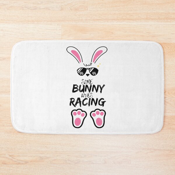 Item preview,  Some Bunny Loves Racing Funny Cute Cool Easter Bunny Sunglasses Racer Checker Flag Race Track Coolest Bunny Motorsports  designed and sold by CarantinedChaos.