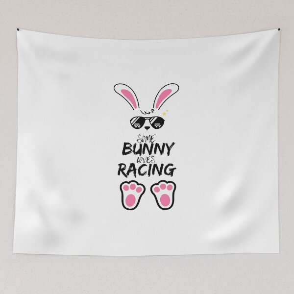 Item preview,  Some Bunny Loves Racing Funny Cute Cool Easter Bunny Sunglasses Racer Checker Flag Race Track Coolest Bunny Motorsports  designed and sold by CarantinedChaos.