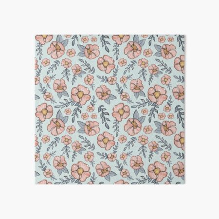 Lil' Pinky Florals Art Board Print