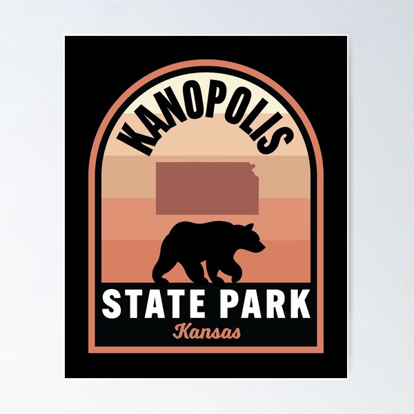 Artikelvorschau, Kanopolis State Park KS Bear entworfen und verkauft von HalpinDesign.