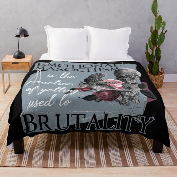 Item preview, emotional masochism is the practice of getting used to brutality designed and sold by themoniae.