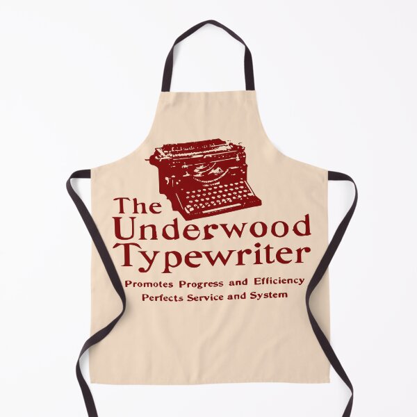 Item preview, Old Ad Underwood Manual Typewriter Vintage Maroon designed and sold by Marni Scofidio Desi9ns.