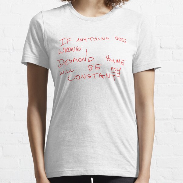 Desmond Hume Constant (Faradays Notizbuch) - Verloren Essential T-Shirt