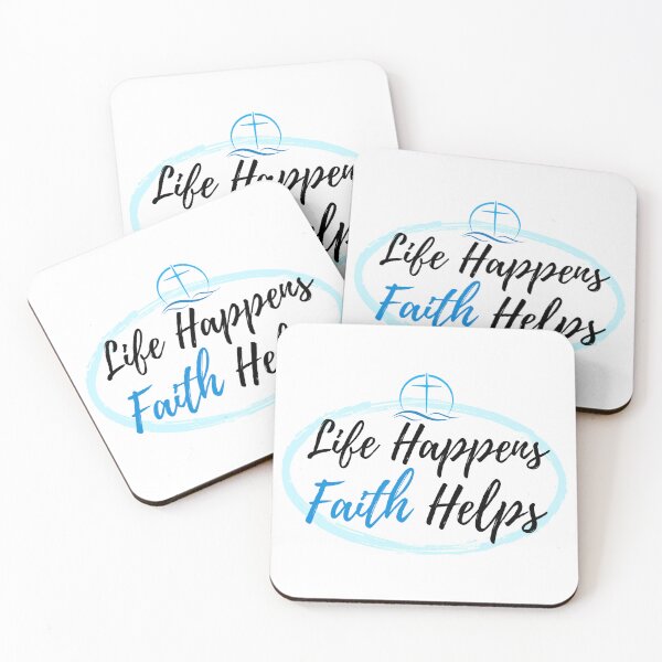 Item preview, Life Happens Faith Helps designed and sold by cadillacmt.