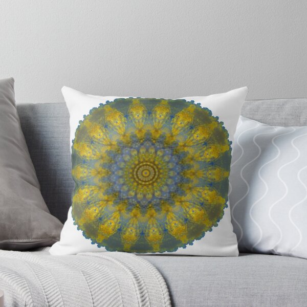 Item preview, Yellow and Blue Mandala designed and sold by chelseastahl.