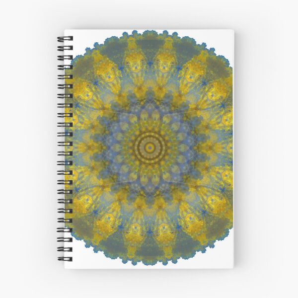 Item preview, Yellow and Blue Mandala designed and sold by chelseastahl.