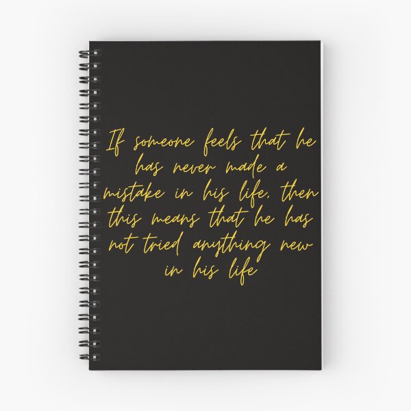 Item preview, If someone feels that he has never made a mistake in his life, then this means that he has not tried anything new in his life designed and sold by designer  ⭐ ⭐ ⭐ ⭐ ⭐.