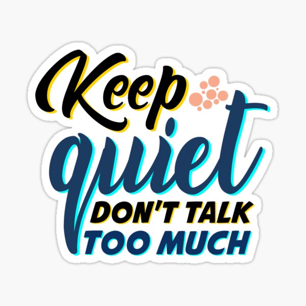 Silence is Golden Waterproof Vinyl Sticker 2.3x2.3 , Funny RT CRNA  Anesthesia Water Bottle Stickers, Funny Respiratory Therapy Gift 