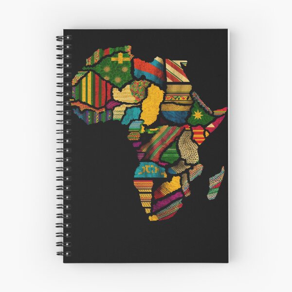 Item preview, Africa Map Kente Cloth Style - African designed and sold by StreetShirts1.