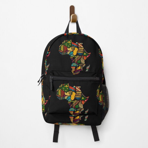Item preview, Africa Map Kente Cloth Style - African designed and sold by StreetShirts1.