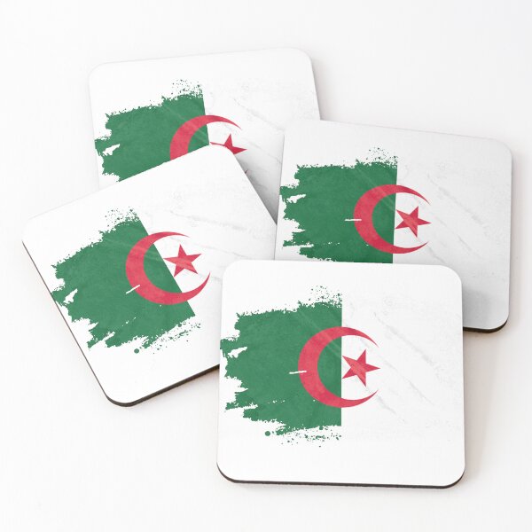 Item preview, Algerian flag - Algeria - 1 2 3 viva l'Algérie designed and sold by AttitudeNova.