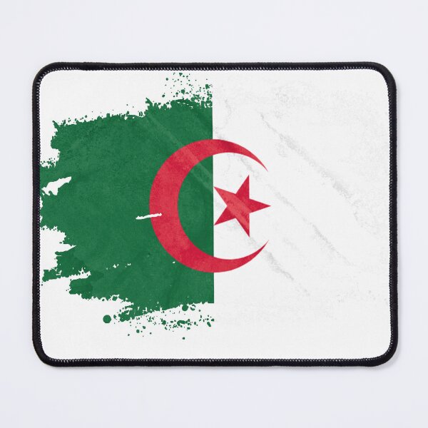 Item preview, Algerian flag - Algeria - 1 2 3 viva l'Algérie designed and sold by AttitudeNova.