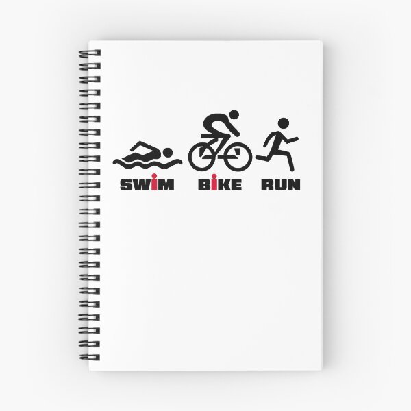 Item preview, Swim bike run triathlon design designed and sold by ObviousArts.