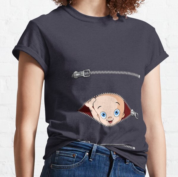 Cute Ribbon Maternity Shirt for Baby Shower - Pregnant T-Shirt / Baby Bump  shirt