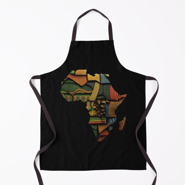 Item preview, Africa Map Kente Cloth Style - African designed and sold by StreetShirts1.